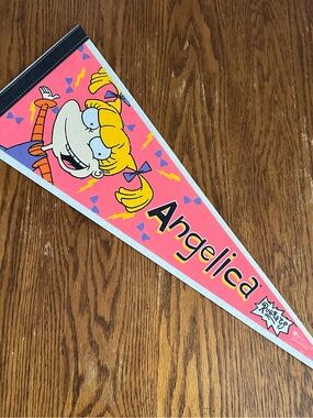 Vintage Viacom Nickelodeon Rugrats Angelica Pickles pennant